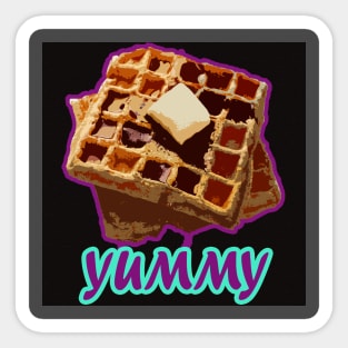 international waffle day 2020 yummy Sticker